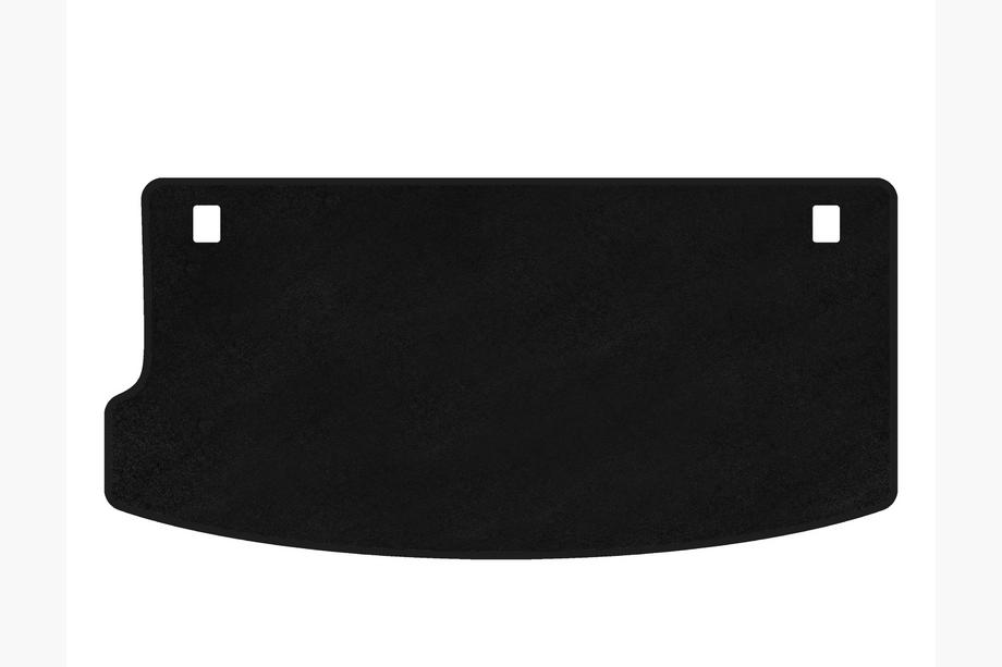 Hyundai I-10 2008-2013 рр. Килимок багажника текстильний Premium (HB, Чорний) Image