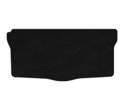 Peugeot 107 2005-2014 рр. Килимок багажника текстильний Premium (HB, Чорний) фото 1