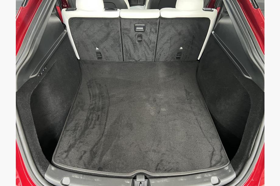 Tesla Model Y 2020- рр. Килимок багажника текстильний Premium (5-ти місний, Чорний) Image