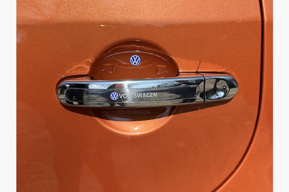 Volkswagen Touran 2003-2010 рр. Накладки на ручки (4 шт, нерж) Carmos - Турецька сталь Фото 2