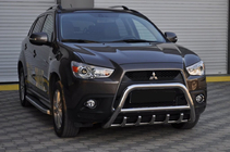 Mitsubishi ASX 2010-2023 рр. Кенгурятник WT003 (нерж.) фото 5