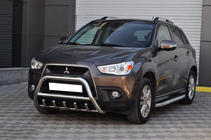 Mitsubishi ASX 2010-2023 рр. Кенгурятник WT003 (нерж.) фото 4