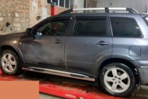 Mitsubishi Outlander 2001-2006 рр. Бічні труби (2 шт., нерж) фото 4