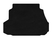 Nissan Almera N15 1995-2000 рр. Килимок багажника текстильний Premium (SD, Чорний) фото 1