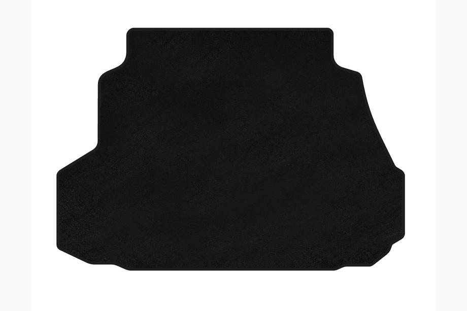 Nissan Almera N15 1995-2000 рр. Килимок багажника текстильний Premium (SD, Чорний) Image