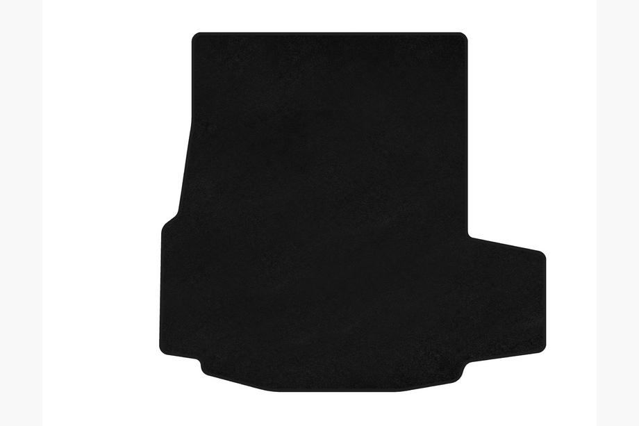 BMW 5 серія G30/G31 2017-2023 рр. Килимок багажника текстильний Premium V-2 (Для G30, Чорний) Image