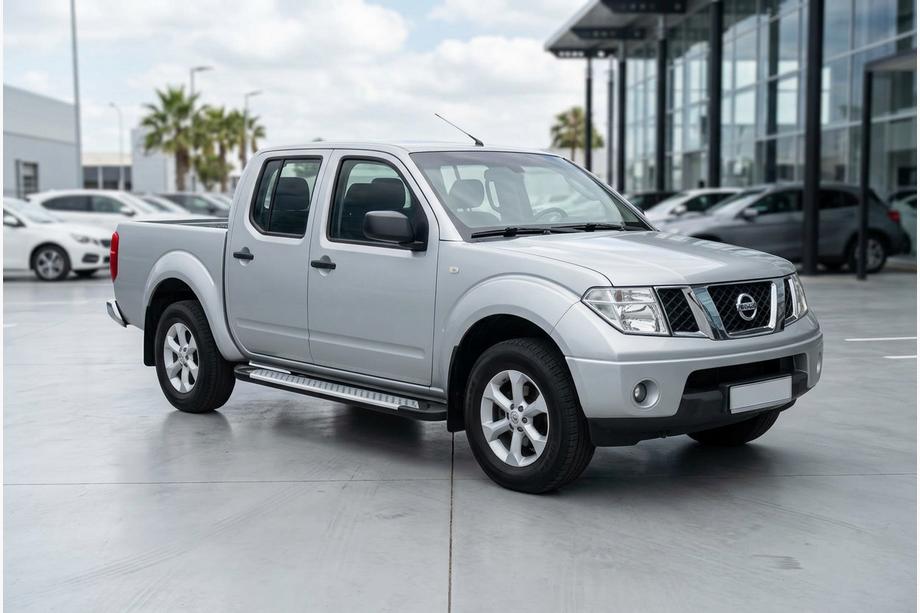 Nissan Navara 2006-2015 рр. Бокові пороги X5-тип (2 шт., алюм.) Image