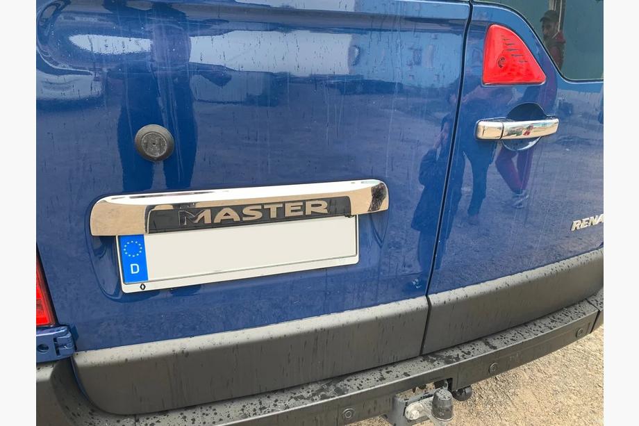 Opel Movano 2010-2021 рр. Планка над номером (нерж.) Image