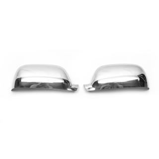 Накладки на дзеркала 2003-2007 (2 шт., нерж) Volkswagen Touareg 2002-2010 рр. фото 4
