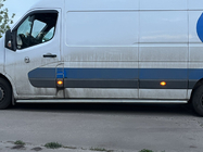 Nissan NV400 2010-2024 рр. Бокові пороги Premium (2 шт., Нерж.) 60мм, Коротка база фото 3