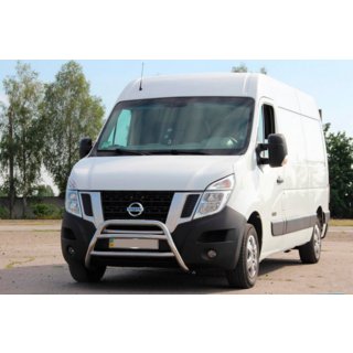 Кенгурятник WT018 (нерж.) Opel Movano 2010-2021 рр. фото 3