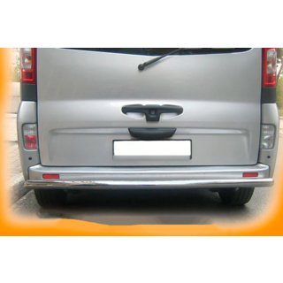 Задній захист AK002 (нерж) Opel Vivaro 2001-2015 рр. фото 4
