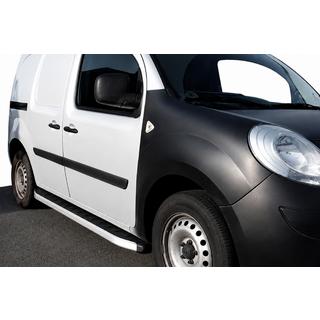 Бокові пороги Fullmond (2 шт., алюм.) Renault Kangoo 1998-2008 рр. фото 1