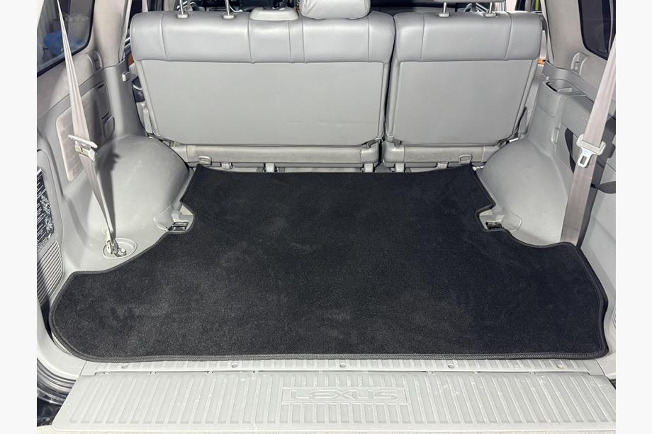 Lexus LX470 1998-2007 рр. Килимок багажника текстильний Classic 2 шт Чорний (7 місць) Фото 2