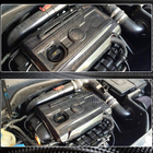 Volkswagen Golf 6 2008-2014 рр. Кришка двигуна (для GTI HB 2010-2013, Карбон) фото 3