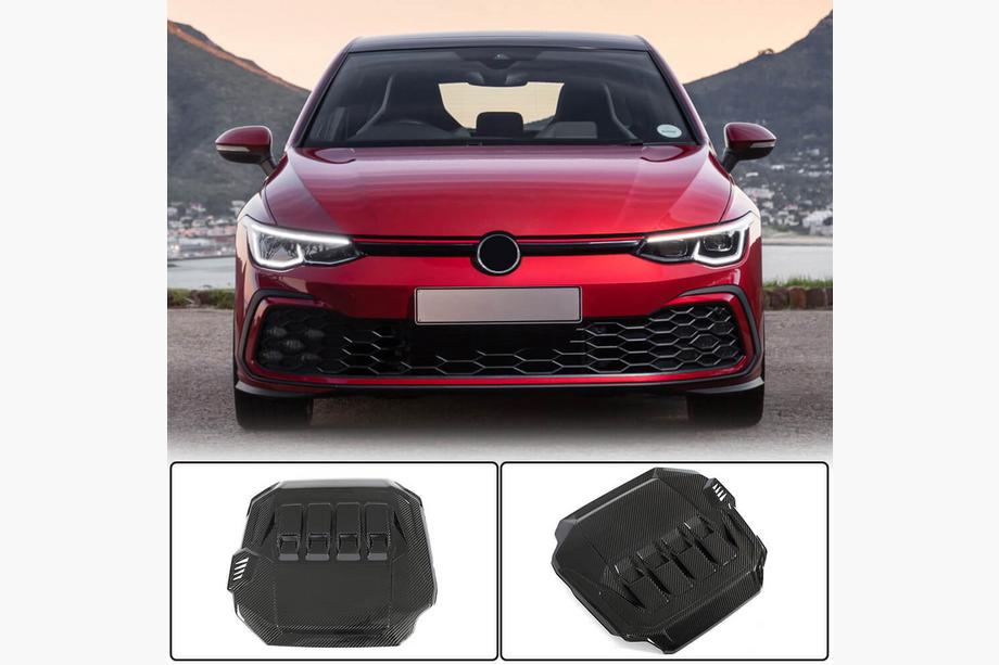 Volkswagen Golf 8 2019- рр. Кришка двигуна (для GTI, Карбон) Image