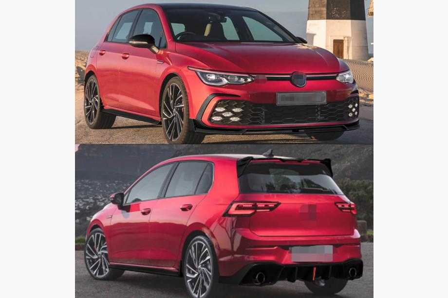 Volkswagen Golf 8 2019- рр. Комплект обвісів Carbon FullSet (для GTI & R EU HB 2019-2024), Карбон) Фото 2