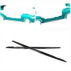 Volkswagen Golf 8 2019- рр. Бокові пороги (для R HB, Карбон) фото 2