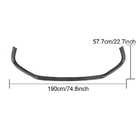 Накладка на передній бампер Lip (для Base/F-Sport 2018-2020, Карбон) фото 6