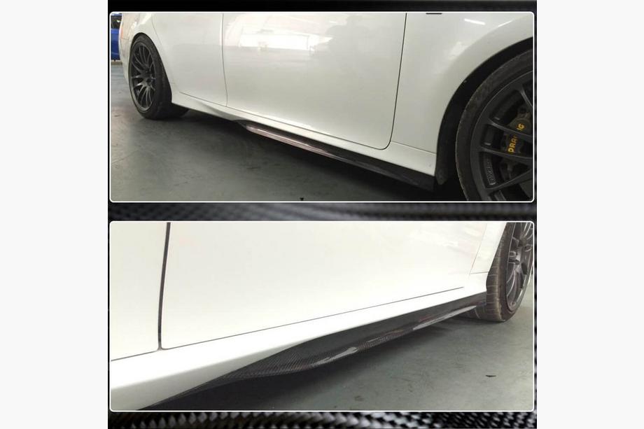 Lexus GS 2011-2020 рр. Бокові пороги (для 2011-2015, Карбон) Фото 4