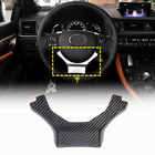 Lexus RC 200t 2014- рр. Накладка на кермо (Карбон) фото 1