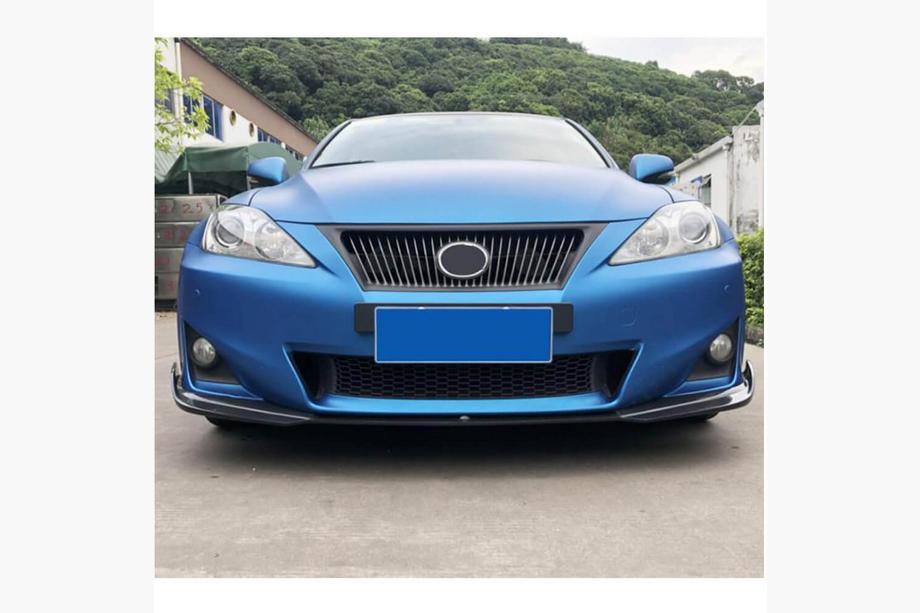 Lexus IS 2005-2013 рр. Накладка на передній бампер Lip (для Base 2011-2013, Карбон) Фото 3