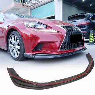 Накладка на передній бампер Lip (для F-Sport 2013-2016, Карбон) фото 1