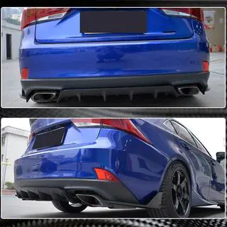 Дифузор заднього бампера (для Base/F-Sport 2016-2020, Карбон) фото 2