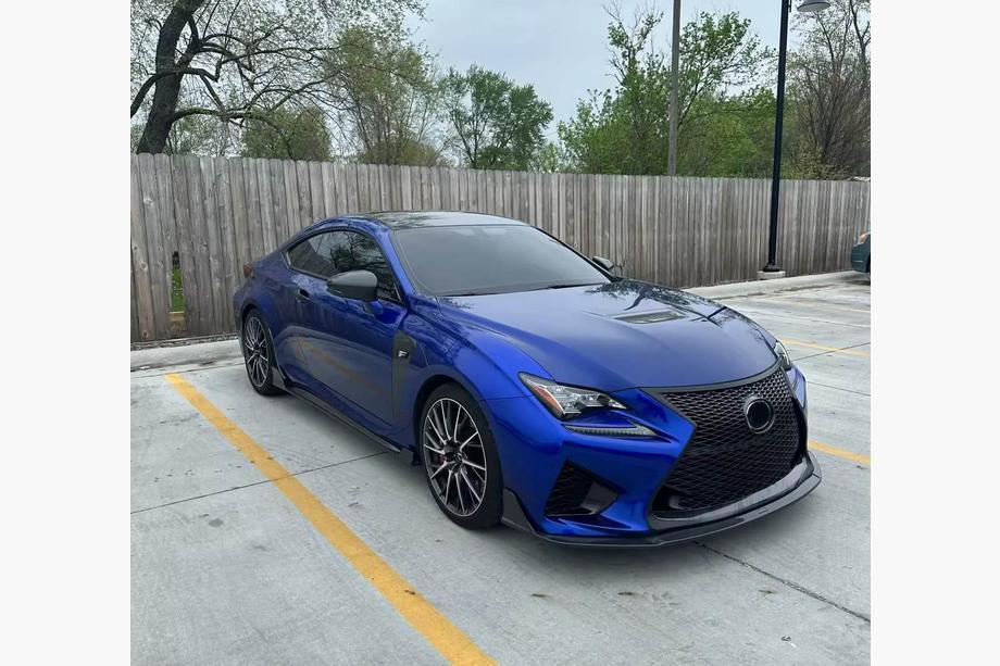 Lexus RC 200t 2014- рр. Бокові пороги (для RC F 2014-2018, Карбон) Фото 2
