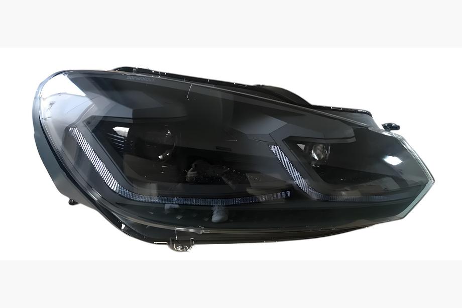 Volkswagen Golf 6 2008-2014 рр. Передні фари Golf 7 Style Black (2 шт) Image