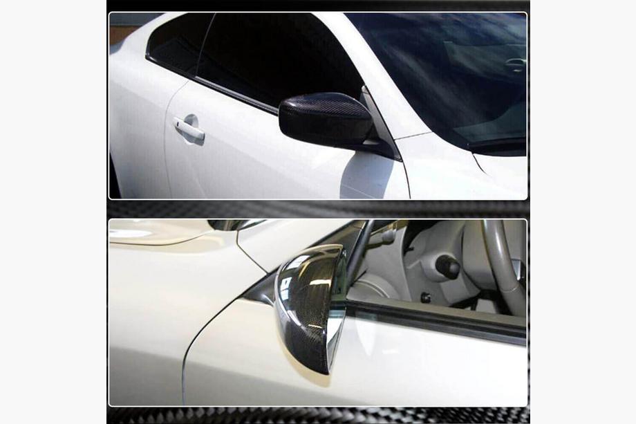 Infiniti G25/G35/37 (V36/CV36) 2006-2015 рр. Накладки на дзеркала (Карбон) Фото 4