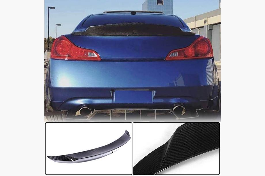 Infiniti G25/G35/37 (V36/CV36) 2006-2015 рр. Спойлер (для G37 Coupe, Карбон) Фото 2