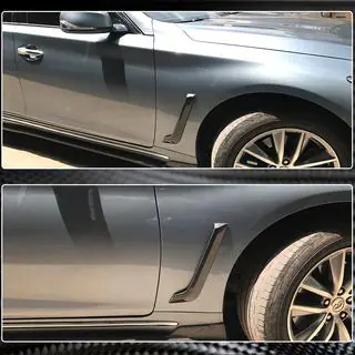 Накладки на передні крила (для Q50 Base/Sport 2014-2020, Карбон) фото 4