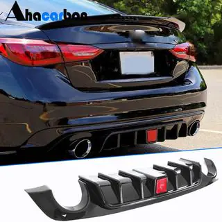 Дифузор заднього бампера V1 (для Q50 Base/Sport 2018-2023) фото 1