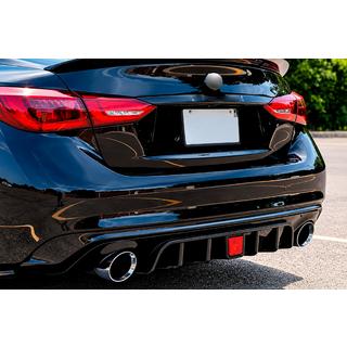 Дифузор заднього бампера V1 (для Q50 Base/Sport 2018-2023) фото 1