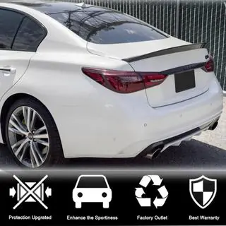 Спойлер V7 (для Q50, Карбон) фото 2