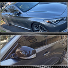 Infiniti Q50/Q60 2013-2024 рр. Кришки дзеркал V1 (Карбон) фото 4