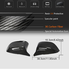 Infiniti Q50/Q60 2013-2024 рр. Кришки дзеркал V2 (Карбон) фото 6