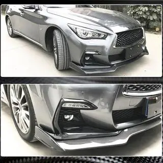 Накладки на протитуманки (для Q50 Sport 2018-2022, Карбон) Infiniti Q50/Q60 2013-2024 рр. фото 4