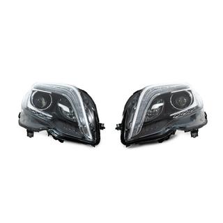 Передні фари FullLed V-1 (2012-2015, 2 шт) Mercedes GLK class X204 2008-2015 рр. фото 3