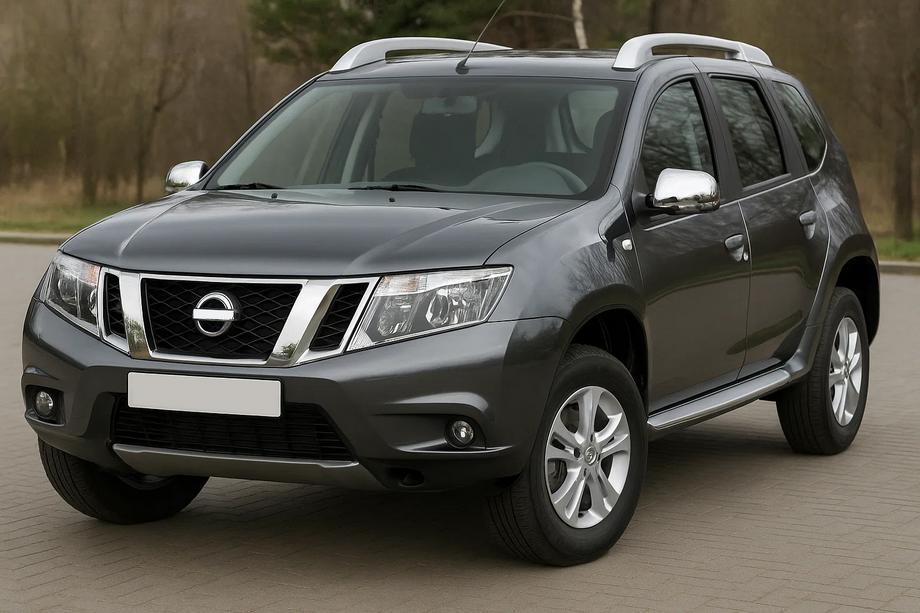 Nissan Terrano 2014- рр. Накладки на дзеркала V1 (2 шт, ABS) Image