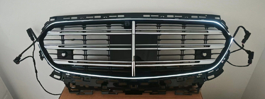 Mercedes E-сlass W214 2023- рр. Передня решітка в стилі W223 AMG-Line з Led фото 1