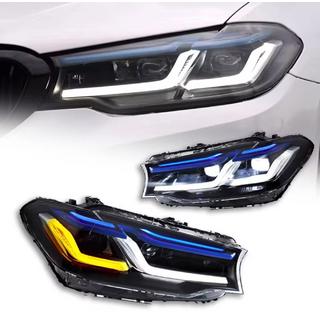 Передня оптика Full Led Laser (для 2017-2020) BMW 5 серія G30/G31 2017-2023 рр. фото 2