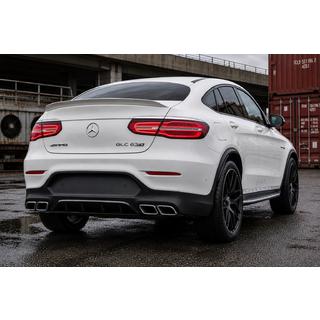 Задній дифузор з насадками Silver (Дизайн AMG63 ) фото 3