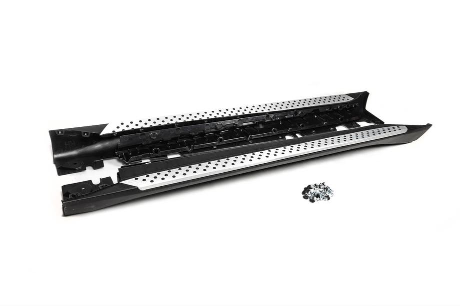 BMW X6 E71 2008-2014 рр. Оригінальні пороги (2 шт, алюміній) Image