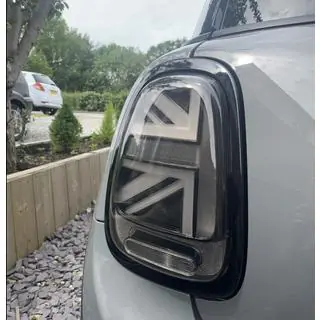Задні LED ліхтарі в стилі Union Jack Black (2 шт) Mini Cooper F55/56/57 2014-2023 рр. фото 1