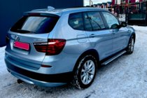 BMW X3 F25 2011-2018 рр. Оригінальні пороги V1 (2 шт, алюміній) фото 7