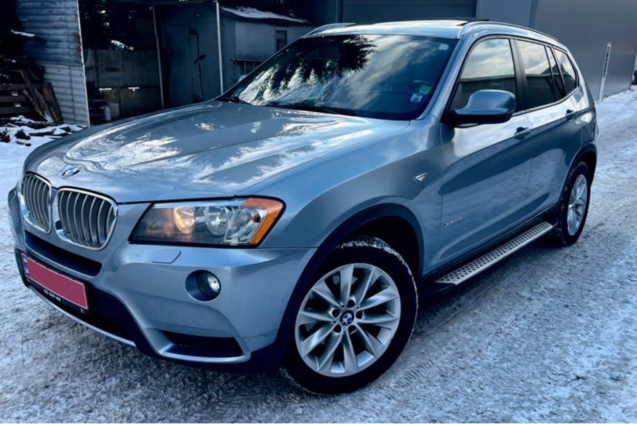 BMW X3 F25 2011-2018 рр. Оригінальні пороги V1 (2 шт, алюміній) Image