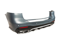 Mercedes GLE/ML сlass W166 2011-2018 рр. Задній бампер з дифузором GLE63 AMG (для GLE) фото 2