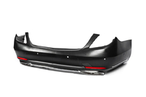 Mercedes S-сlass W222 2013-2022 рр. Задній бампер з дифузором Maybach (2018-2022) фото 2